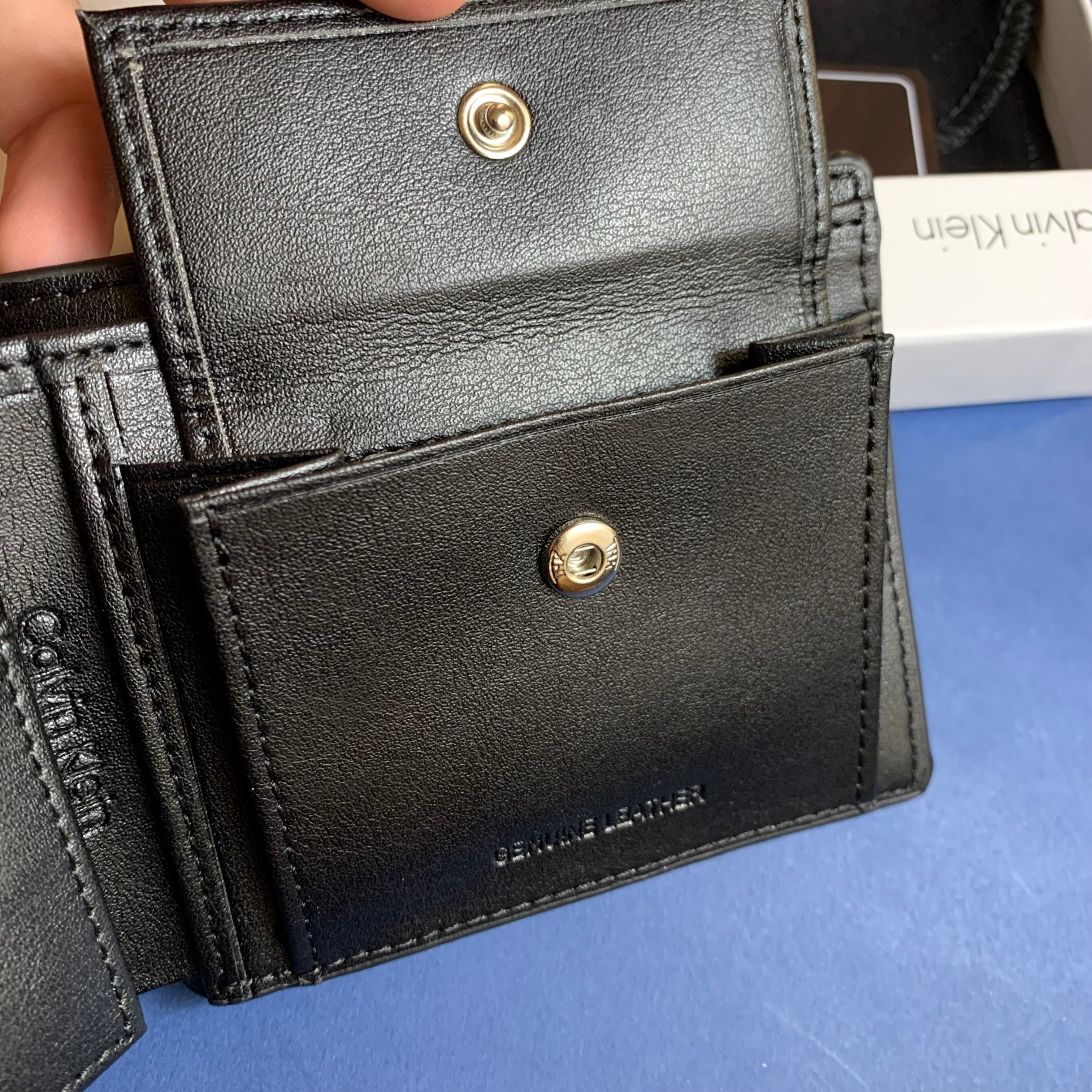 Ck wallet with coins pocket