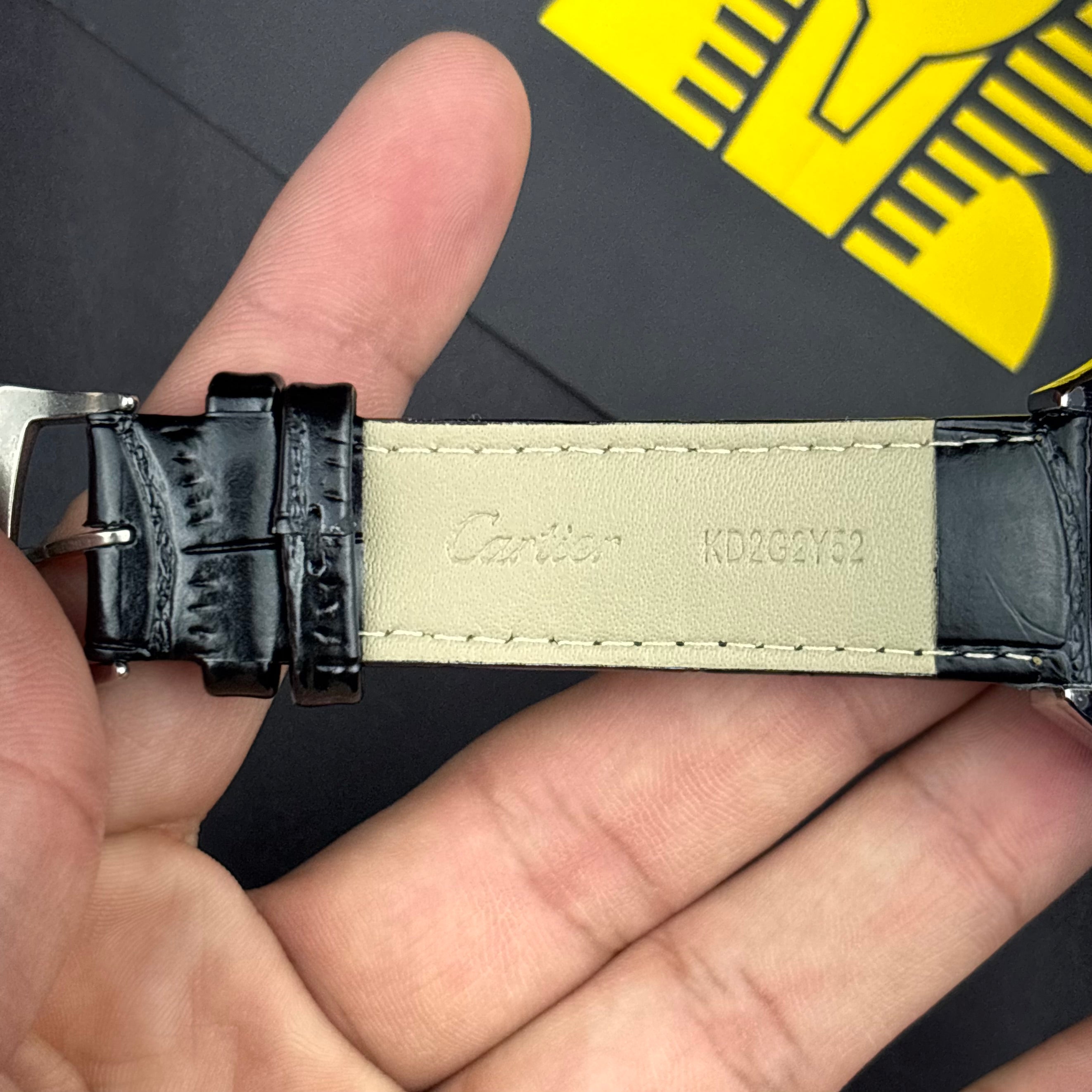 Cartier Santos leather