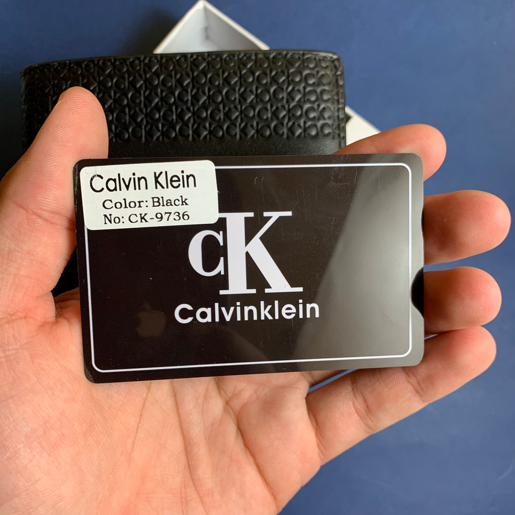 Ck wallet with coins pocket