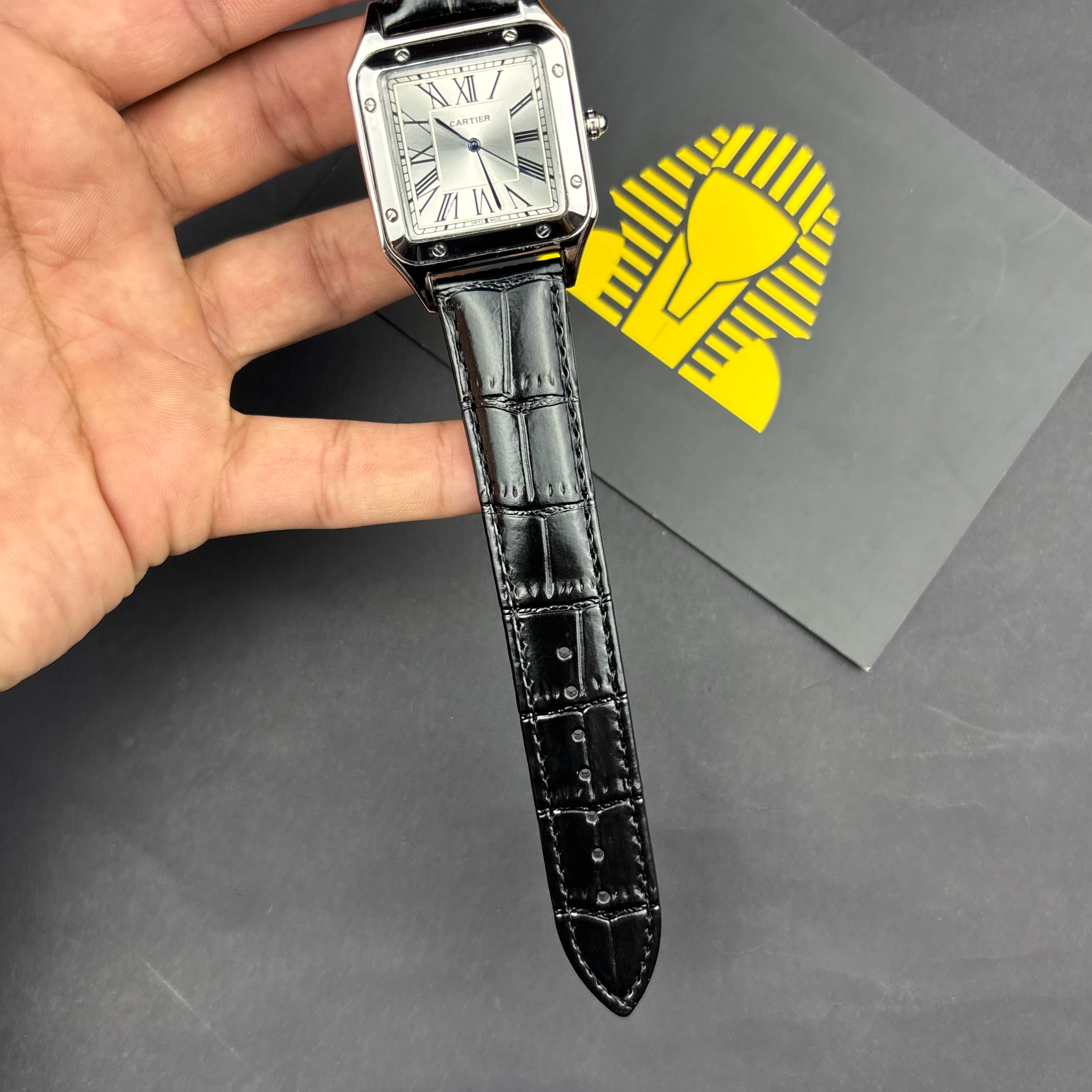 Cartier Santos leather