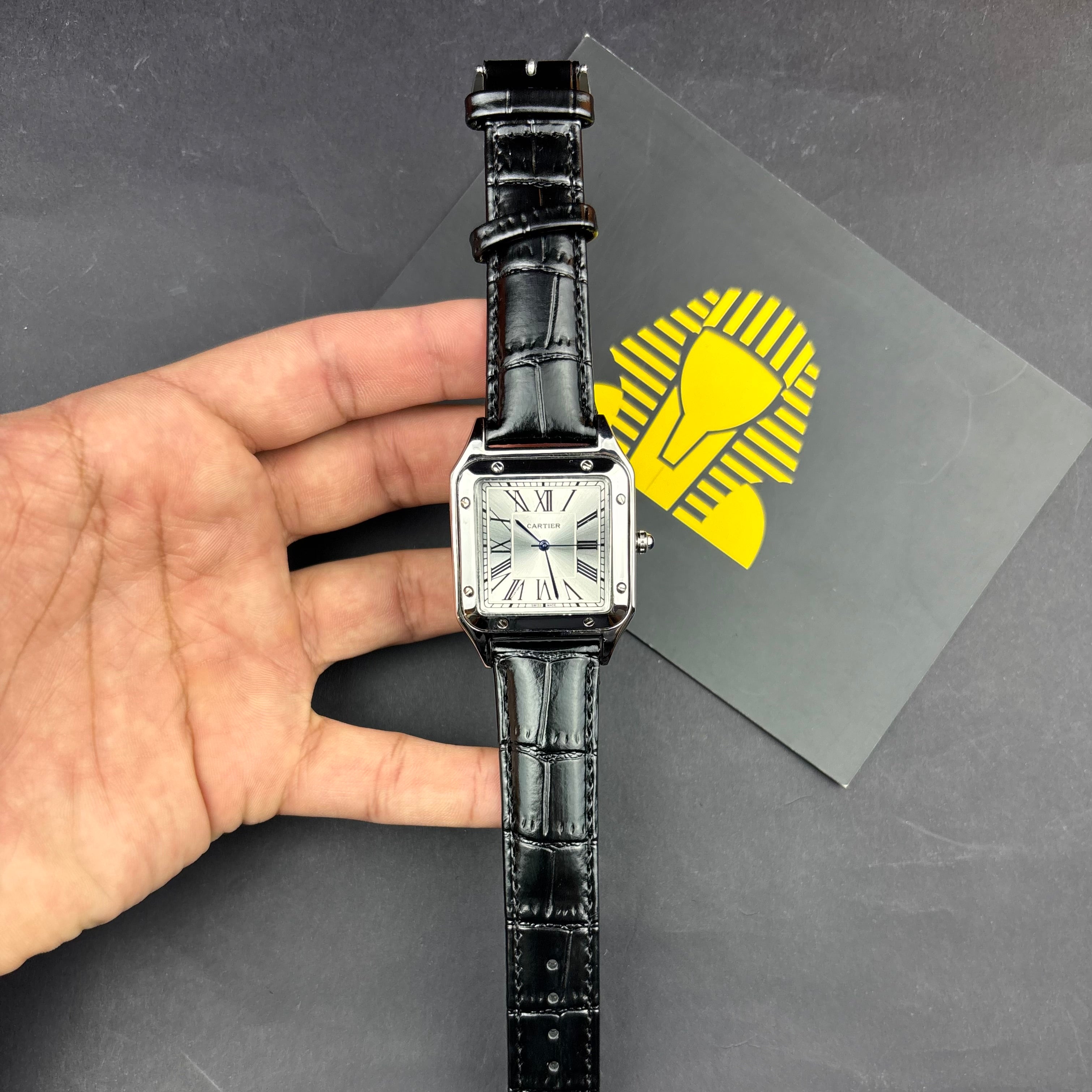 Cartier Santos leather